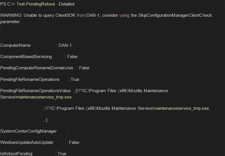 How to test the PowerShell pending reboot module | TechTarget