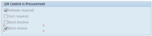 Block invoice option for better procurement in SAP