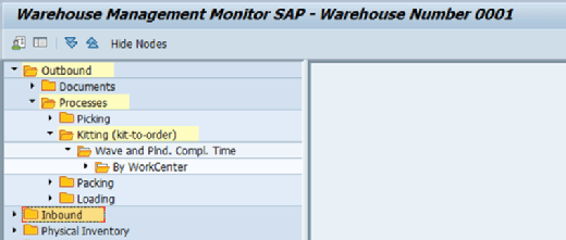 Make-to-order kitting in SAP EWM
