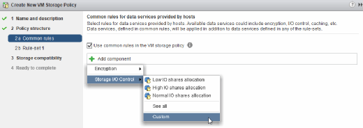 Add a policy structure.