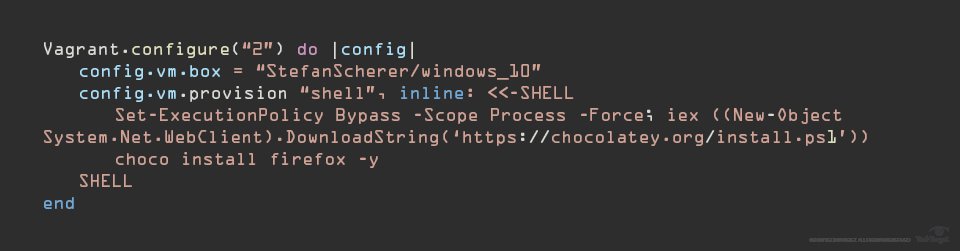 Try this Chocolatey tutorial to pick up Vagrant provisioning for ...