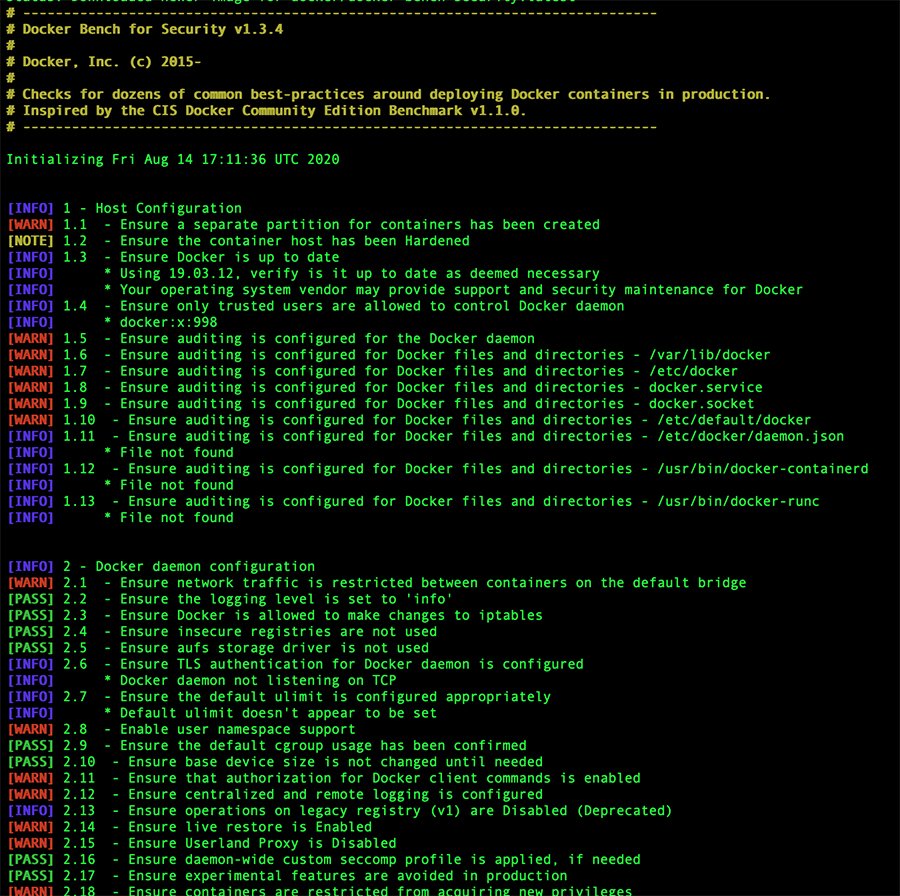 Get started with Docker Bench for Security | TechTarget