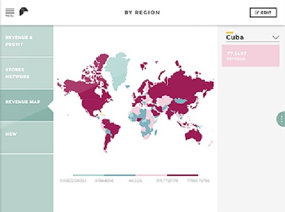 A sample dashboard from Toucan Toco.
