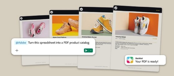 Adobe in Slack screenshot