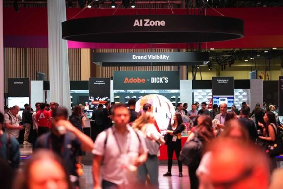 Photo of 2026 Adobe Summit exhibit hall floor