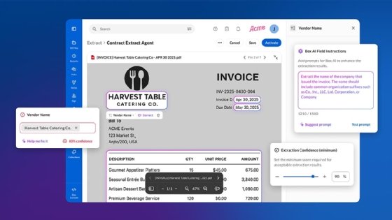 Box Extract screenshot