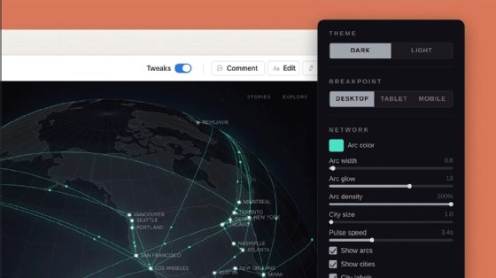 Screenshot of Claude Design image editing features