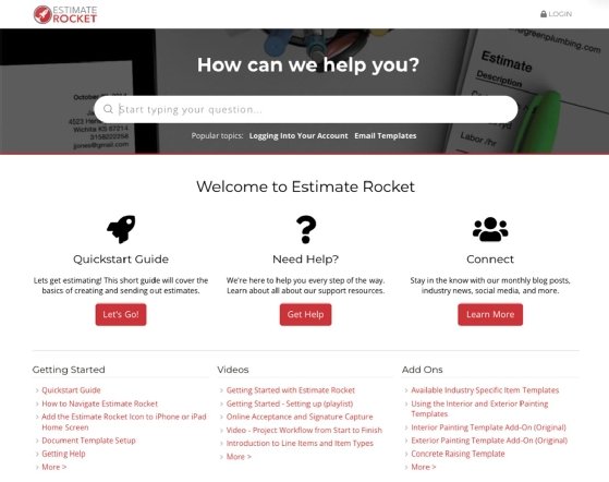 A screenshot of a Helpjuice customer support knowledge base sample