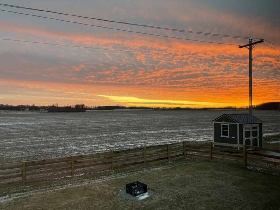 Photo of field that is the potential location of the AWS data center in Wilmington, Ohio.