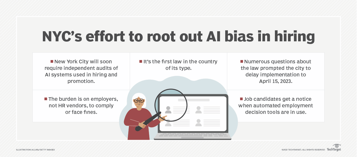 NYC's controversial AI bias audit law gets new hearing | TechTarget