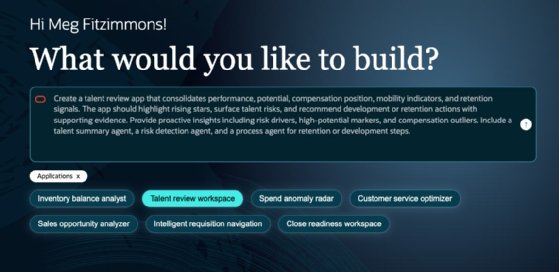 Screenshot of Oracle's AI agent builder 