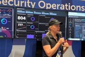 Photo of the RSAC SOC screens.